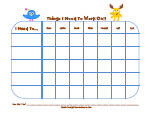 nick jr. behavior chart